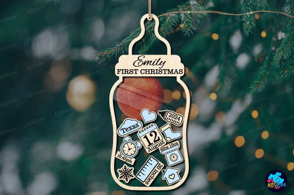 Download Baby's First Christmas Ornament Svg - Christmas Collection