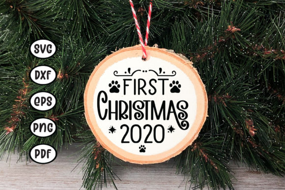 Download First Christmas 2020, Pet Ornament SVG - Christmas Collection