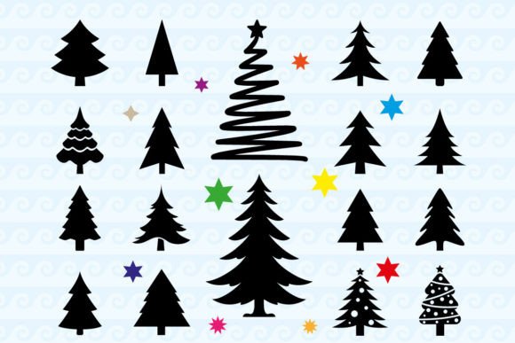Download Christmas Tree SVG Bundle Silhouette - Christmas Collection