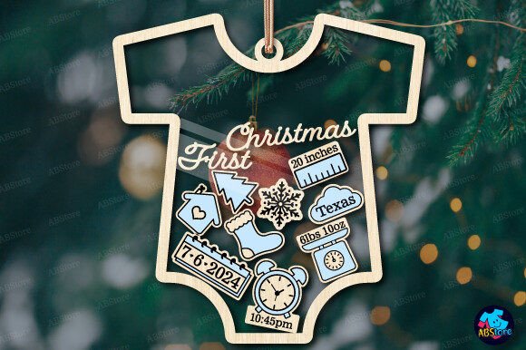Download Baby's First Christmas Ornament Svg - Christmas Collection
