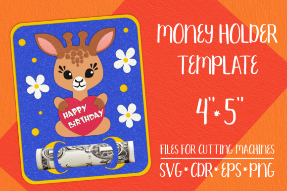 Download Giraffe Birthday Card | Money Holder - Holder Collection