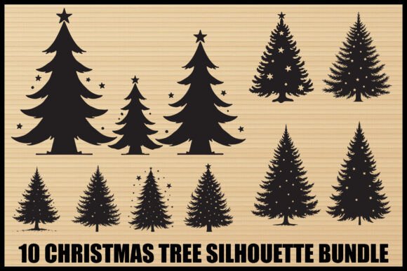 Download Christmas Tree Silhouette Bundle - Christmas Collection
