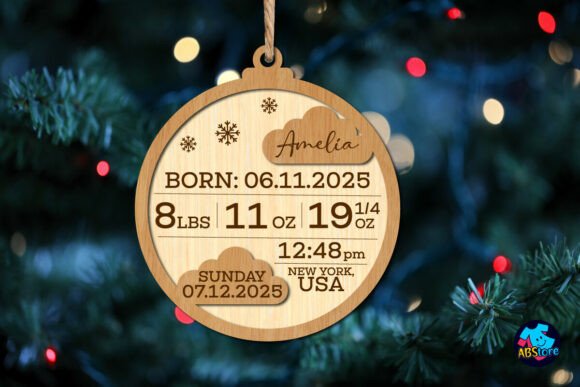 Download Baby's First Christmas Ornament SVG - Christmas Collection