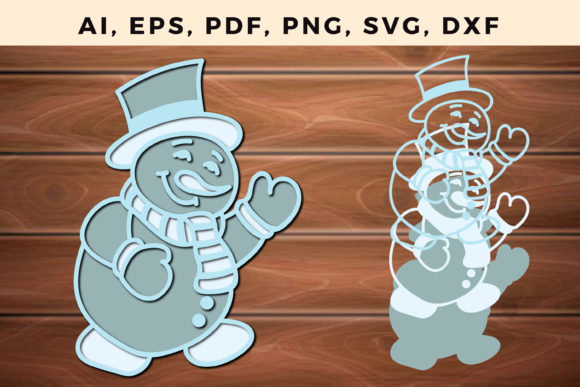 Download Snowman Multilayer Cut Files Christmas - Christmas Collection