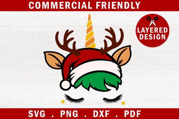 Download Christmas Unicorn Face SVG,christmas SVG - Christmas Collection