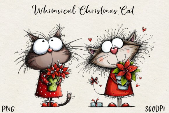 Download Cute Christmas Cat PNG - Christmas Collection