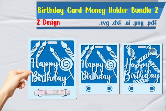 Download Birthday Card Money Holder Bundle 2 - Holder Collection
