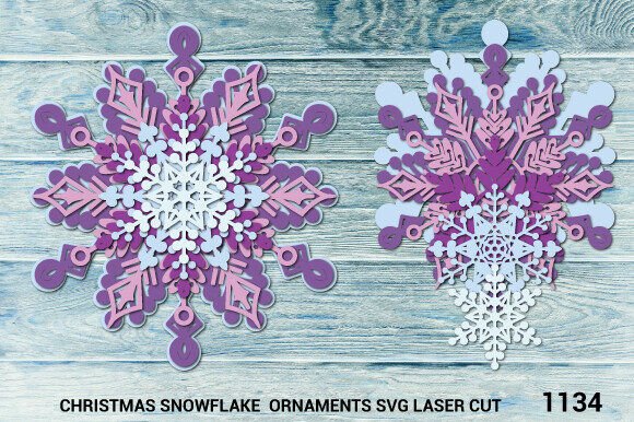 Download Christmas 3D Layered Snowflake SVG 1134 - Christmas Collection