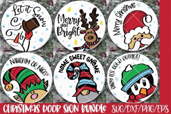 Download Christmas Door Sign Bundle - Christmas Collection