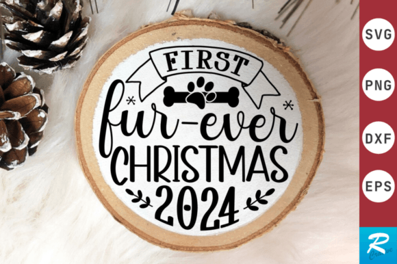 Download First Fur-ever Christmas 2024 SVG Design - Christmas Collection
