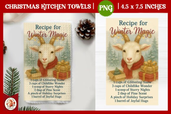Download Christmas Farm Animals Towel Design - Christmas Collection