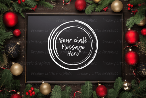 Download Elegant Christmas Chalkboard Frame - Christmas Collection