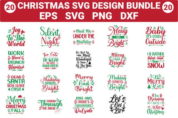 Download Christmas Svg Design Bundle - Christmas Collection