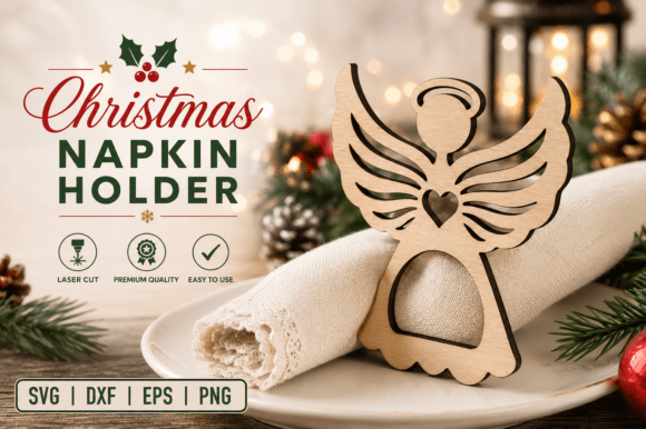 Download Angel Napkin Holder SVG - Holder Collection