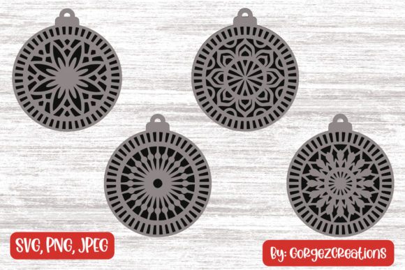 Download Layered Christmas Baubles SVG Cut Files - Christmas Collection