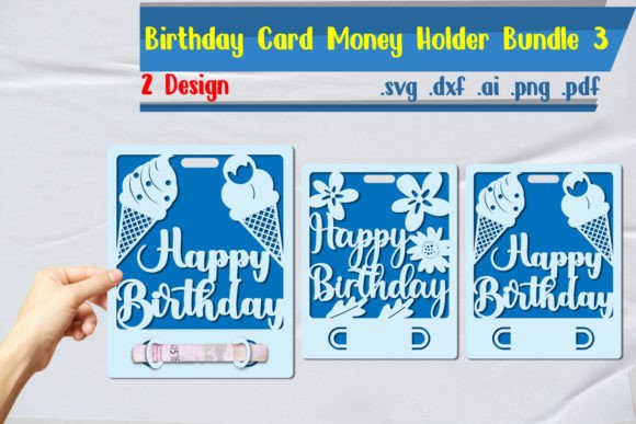 Download Birthday Card Money Holder Bundle 3 - Holder Collection