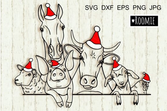 Download Christmas Farm Animals Svg - Christmas Collection