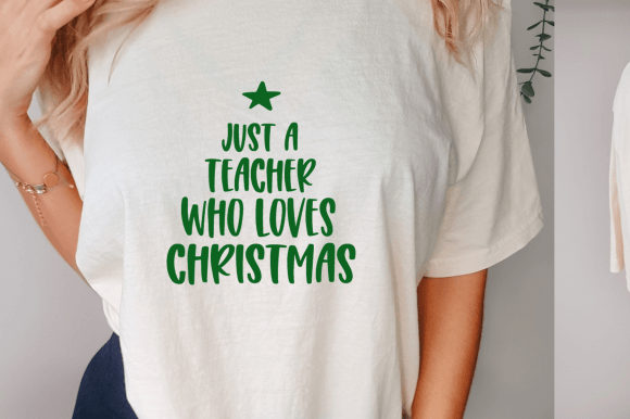 Download Teacher Christmas Cut File for Cricut - Christmas Collection