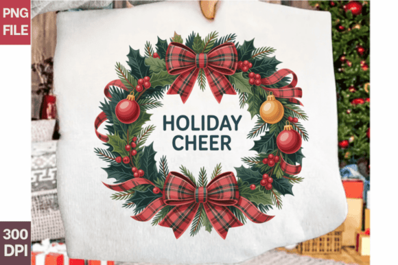 Download Holiday Cheer Christmas Wreath PNG - Christmas Collection
