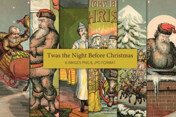 Download The Night Before Christmas Illustrations - Christmas Collection