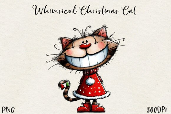 Download Cute Christmas Cat PNG - Christmas Collection