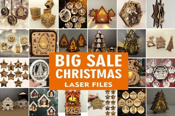 Download 🎄 BIG SALE Christmas Laser Cut Files - Christmas Collection
