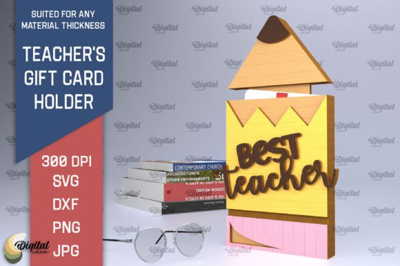 Download Teachers Gift Card Holder Laser Cut SVG - Holder Collection