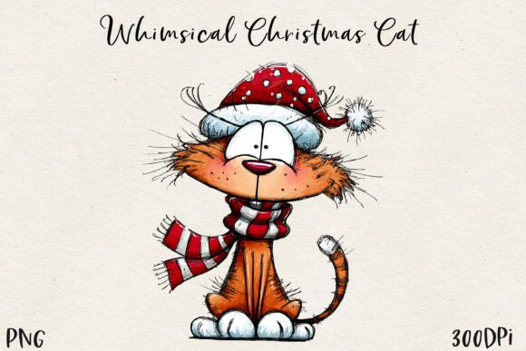 Download Cute Christmas Cat PNG - Christmas Collection