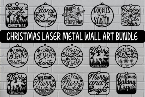 Download Christmas LASER Metal Wall ART BUNDLE - Christmas Collection