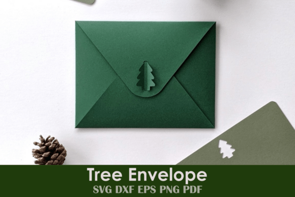 Download Christmas Tree Envelope and Cards - Christmas Collection