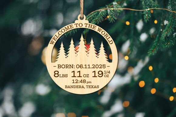 Download Baby's First Christmas Ornament SVG - Christmas Collection
