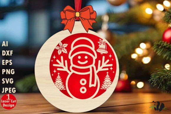 Download Christmas Ornament Laser Cut File - Christmas Collection