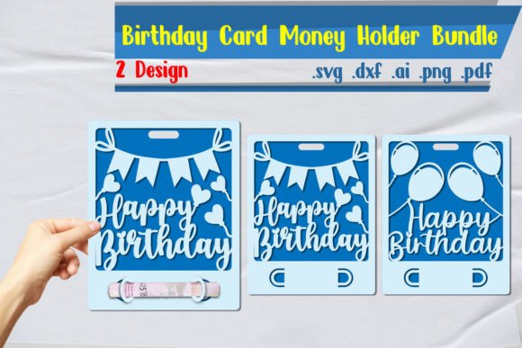 Download Birthday Card Money Holder Bundle - Holder Collection
