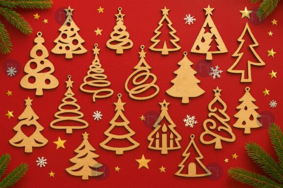 Download Laser Cut Christmas Tree SVG Bundle - Christmas Collection