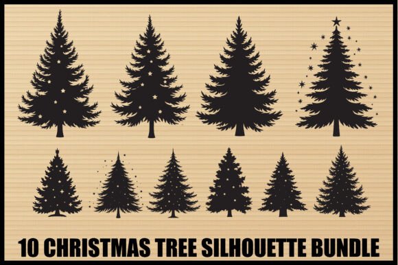 Download Christmas Tree Silhouette Bundle - Christmas Collection