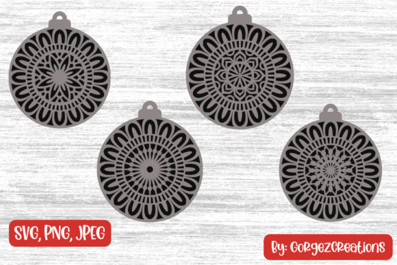 Download Layered Christmas Baubles SVG Cut Files - Christmas Collection