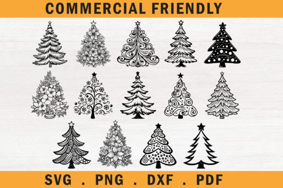 Download Christmas Trees SVG,floral Christmas SVG - Christmas Collection
