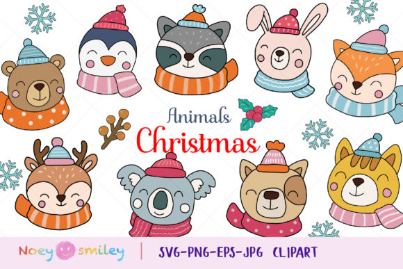 Download Christmas Animals Clipart, SVG Xmas - Christmas Collection