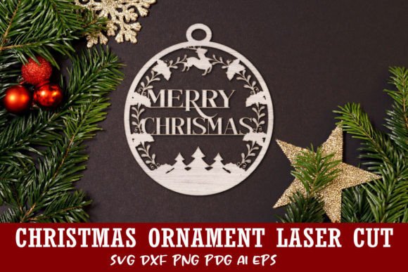 Download Christmas Ornament Laser Cut File. - Christmas Collection