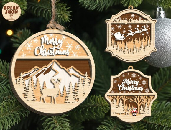 Download Merry Christmas Ornament SVG Bundle - Christmas Collection