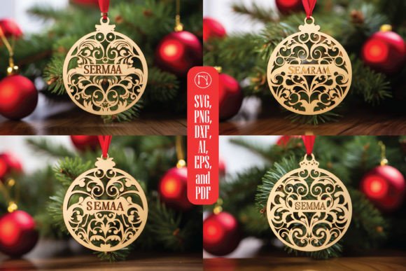 Download Laser Cut Christmas Personalized SVG Set - Christmas Collection