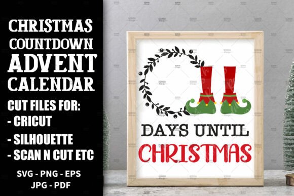 Download Christmas Countdown, Advent Calendar SVG - Christmas Collection