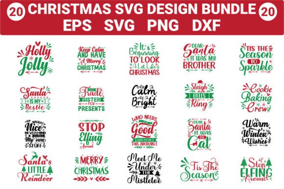 Download Christmas Svg Design Bundle - Christmas Collection