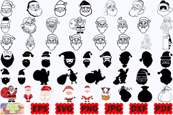 Download Santa SVG | Santa Claus SVG | Christmas - Christmas Collection