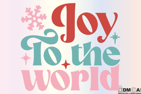 Download Joy to the World Svg Retro Christmas Png - Christmas Collection