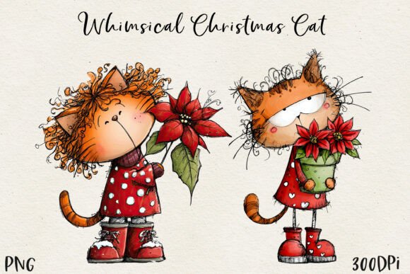 Download Cute Christmas Cat PNG - Christmas Collection