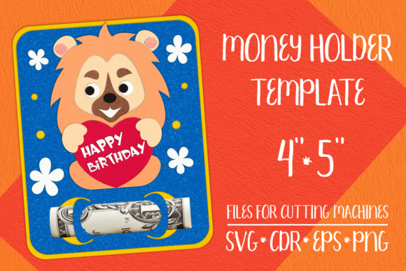 Download Lion Birthday Card | Money Holder - Holder Collection