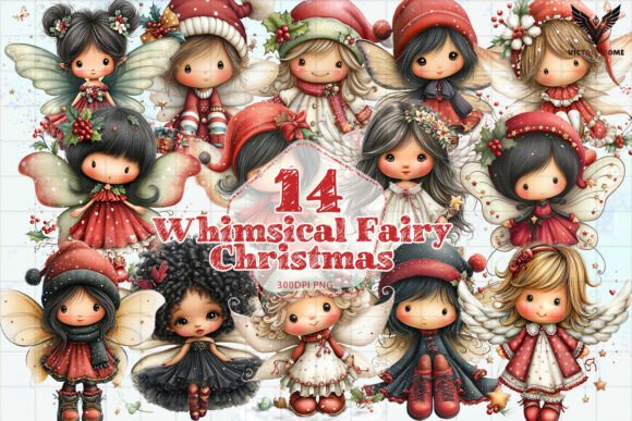 Download Whimsical Fairy Christmas PNG - Christmas Collection