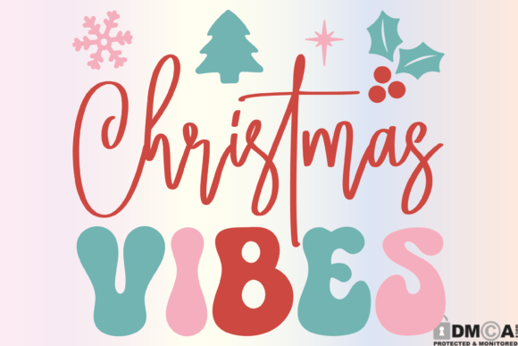 Download Christmas Vibes Svg Retro Christmas Png - Christmas Collection