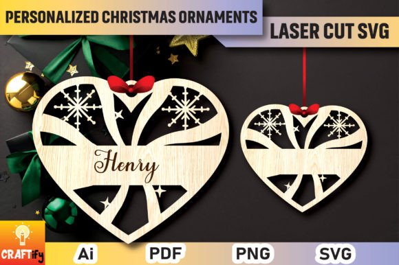 Download Personalized Christmas Ornaments SVG - Christmas Collection